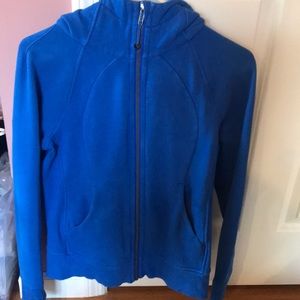 Lululemon Blue Scuba Hoodie Size 6